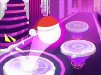 Hop ball 3d: dancing ball on marshmello tiles road