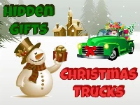 Christmas trucks hidden gifts