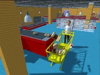 Super market atm machine simulator: shopping mall