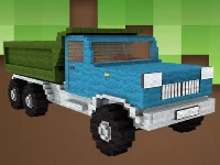 Minecraft truck jigsaw