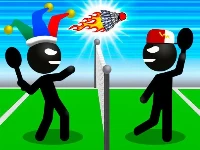 Stickman sports badminton