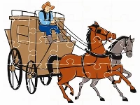 Wagons jigsaw