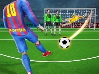 Football kicks strike score : messi