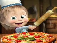 Masha and the bear pizzeria ! pizza maker game onl