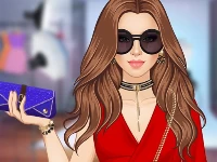 Red carpet fashion dress up girls