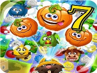 Funny faces farm match3 mermaid - treasure game