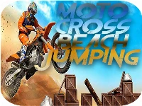 Motocross beach jumping