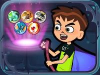 Ben 10 halloween bubble shooter