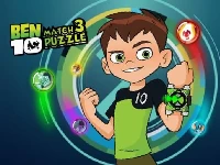 Ben 10 match 3 puzzle