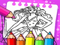 Barbie coloring book