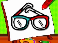 Easy kids coloring glasses