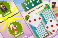 Math and dice kids educational game