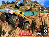 Mega truck race monster truck racing game