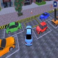 Garage car parking simulator game