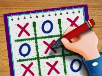 Tic tac toe paper note 2