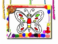 Butterfly coloring book