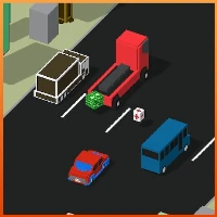 Blocky traffic racer