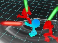 Stickman neon warriors: sword fighting