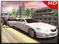 Big city limo car driving simulator game