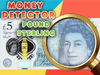 Money detector pound sterling