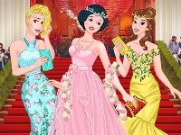 Princesses at met gala ball