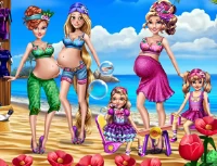 Pregnant moms exotic holiday