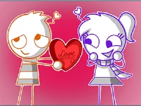 Valentines hidden stars