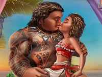 Polynesian princess falling in love