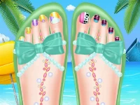 Beautiful toenail salon