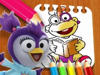 Muppet babies coloring book