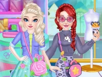 Fashion princess sewing clothes