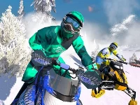 Snow moto racing