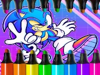 Sonic coloring game