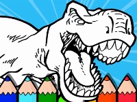 Coloring dinos for kids