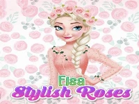 Elsa frozen stylish roses