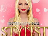 International fashion stylist dress up