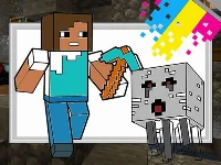 Minecraft coloring pages