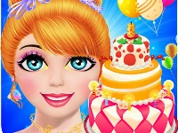 Cute girl birthday celebration party: girl games