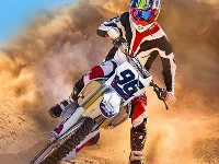 Motocross dirt bike racing