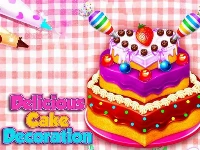 Delicious cake decoration