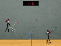 Stick figure badminton 2