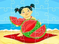 Summer foods jigsaw