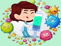 Virus bubble shooter