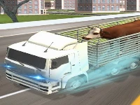 Wild animal transport truck