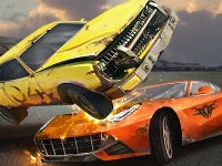 Demolition derby crash cars