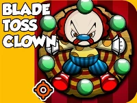 Blade toss clown