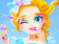 Princess makeup girl