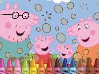 Peppa pig coloring