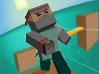 Blocky parkour ninja