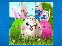 Funny easter eggs jigsaw